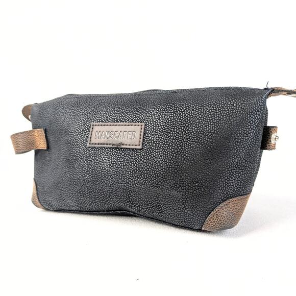 Manscaped Faux Leather Cosmetic Bag - Picture 1 of 4